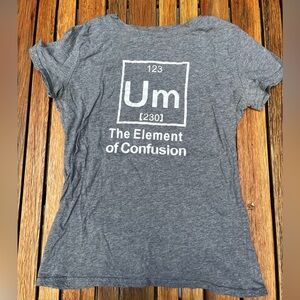 Gray SMALL Graphic Women's T-Shirt